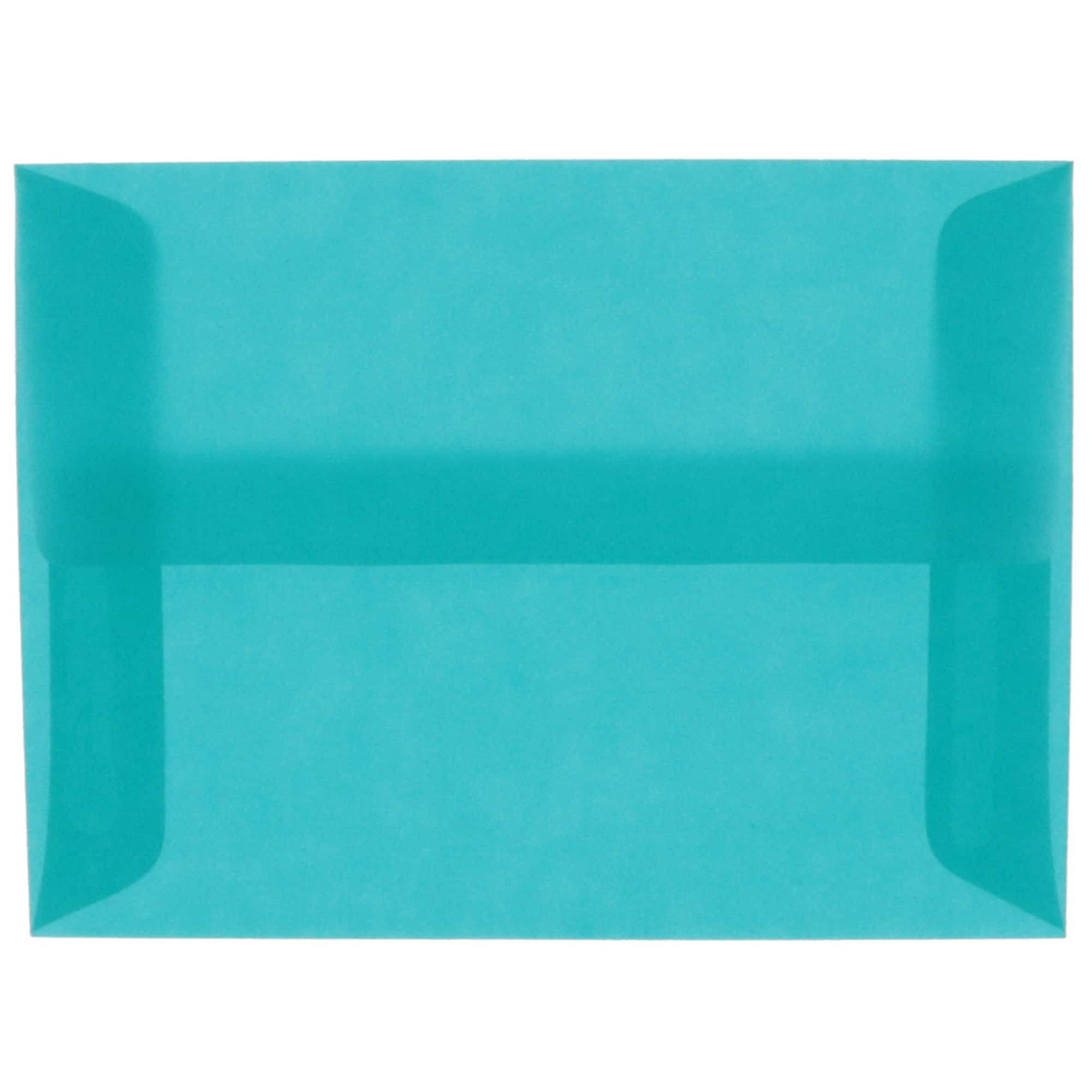 JAM Paper 4.75" x 6.5" Translucent Envelopes